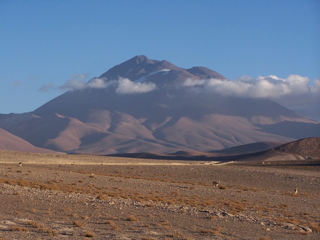 Hoogste bergen Zuid-Amerika llullaillaco